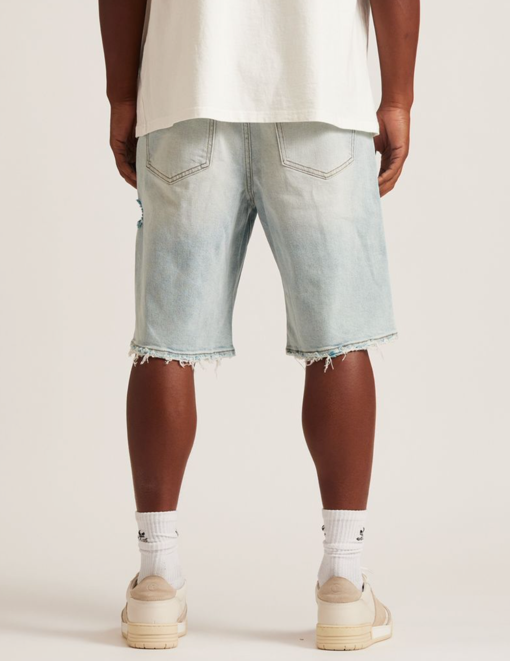 Embellish Denim Shorts