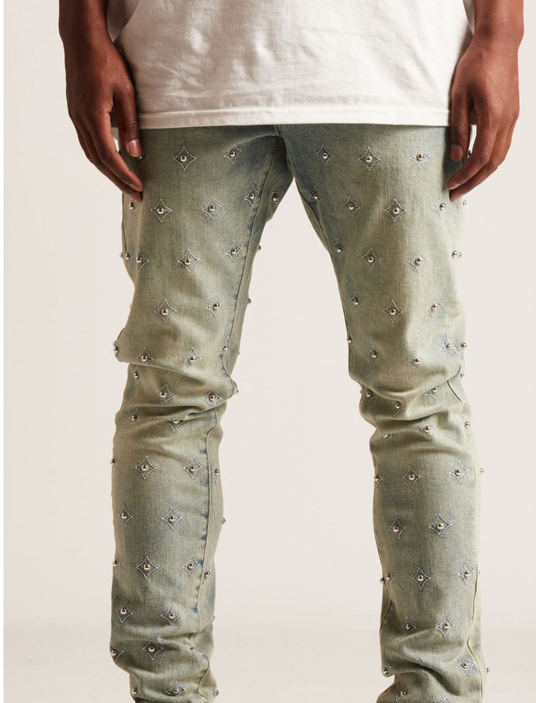 Embellish Denim Jeans