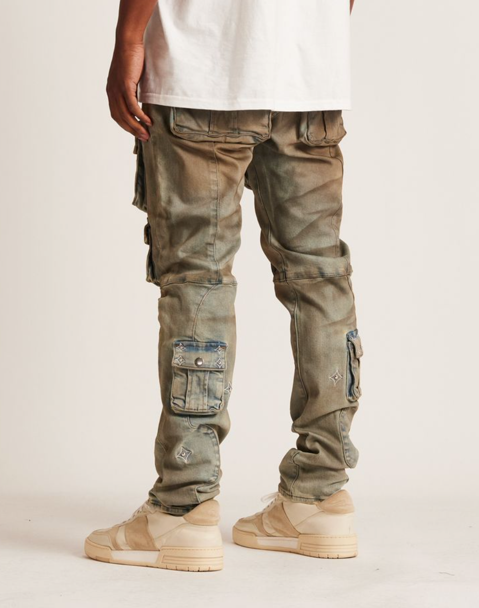 Embellish Cargo Jeans