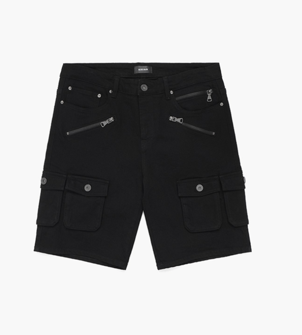Blue Carats Denim Shorts