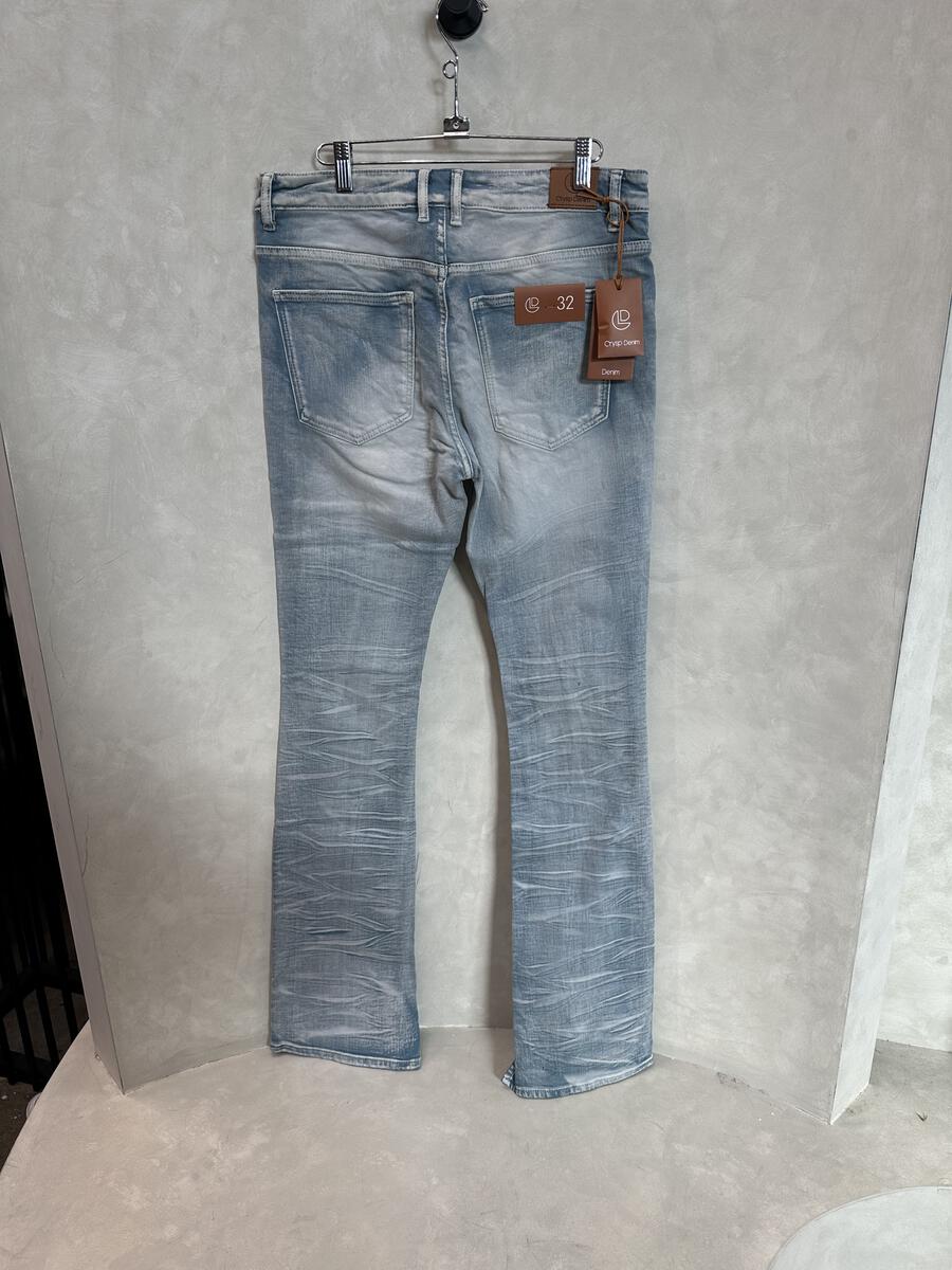 Crysp Denim Jeans Stacked
