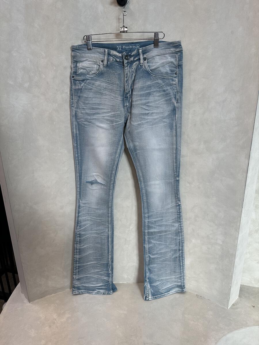 Crysp Denim Jeans Stacked