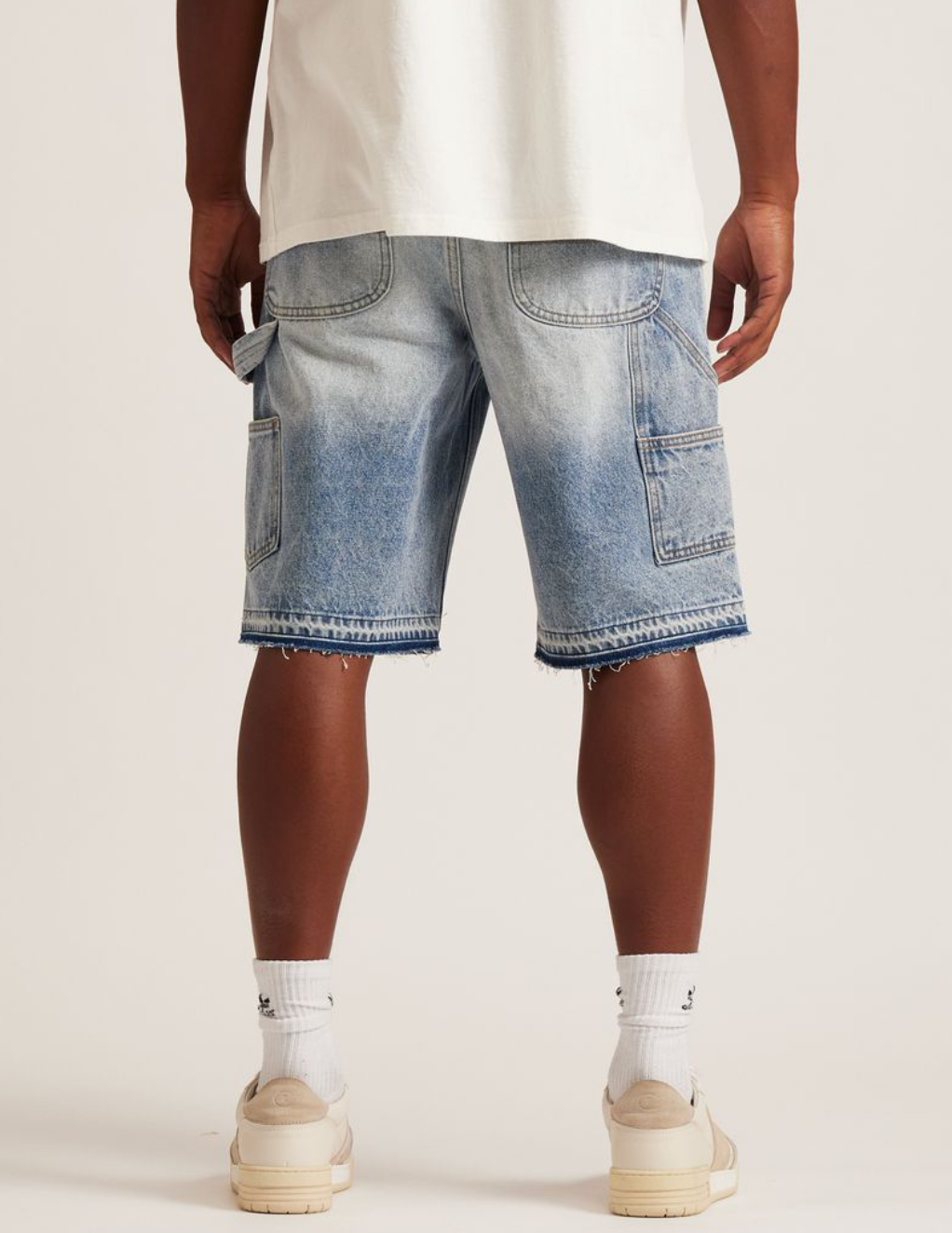 Embellish Denim Shorts