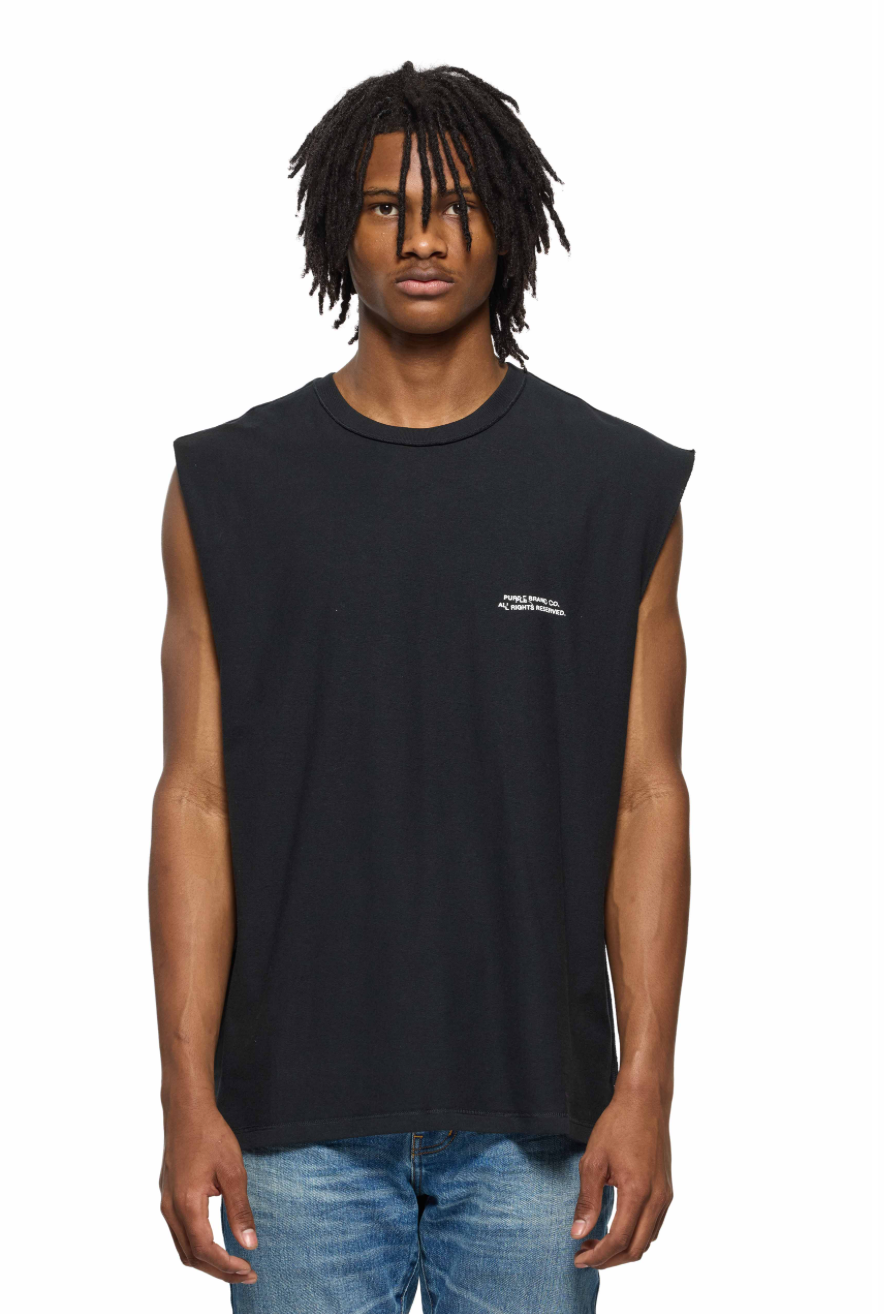 Purple Sleeveless Tee