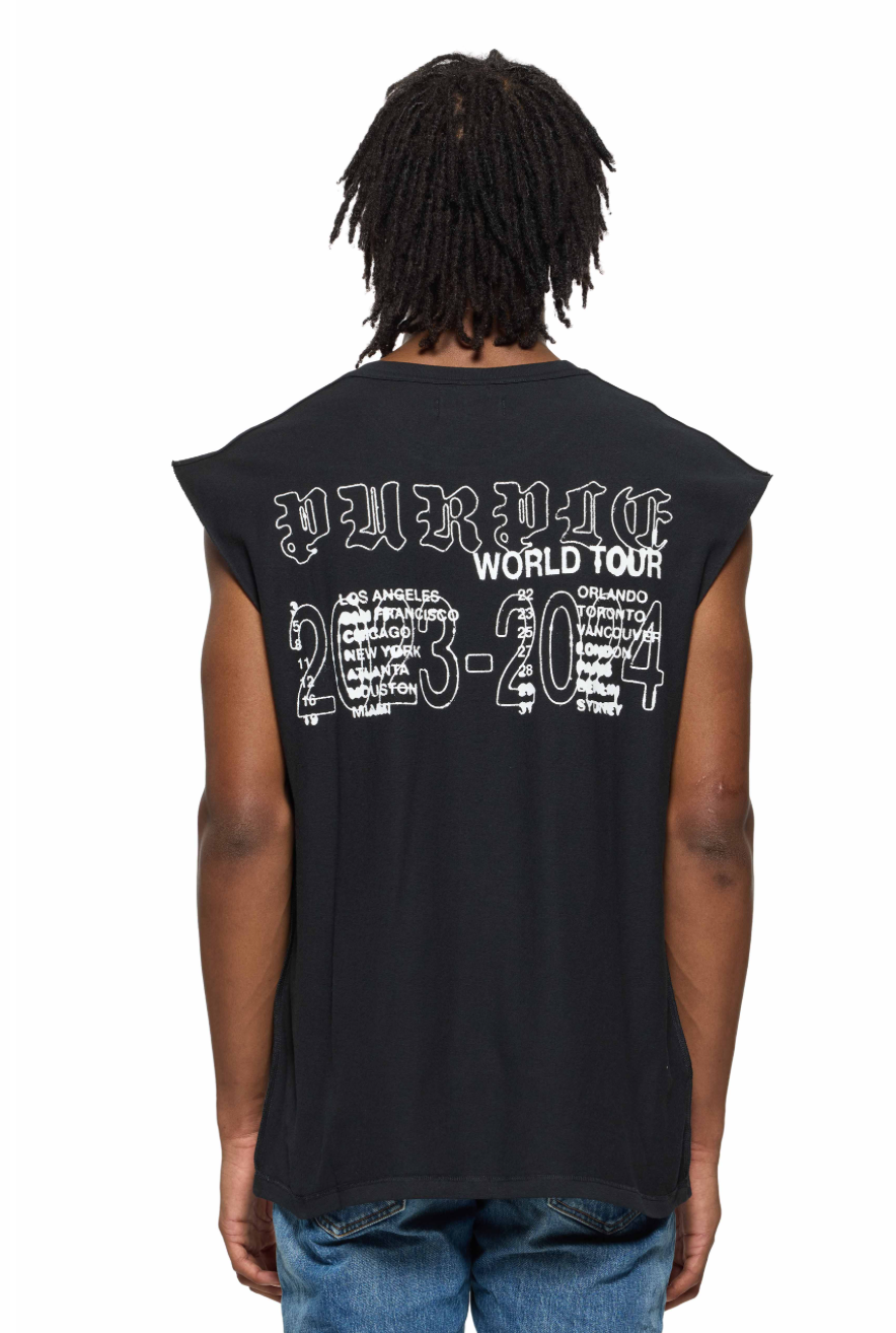 Purple Sleeveless Tee