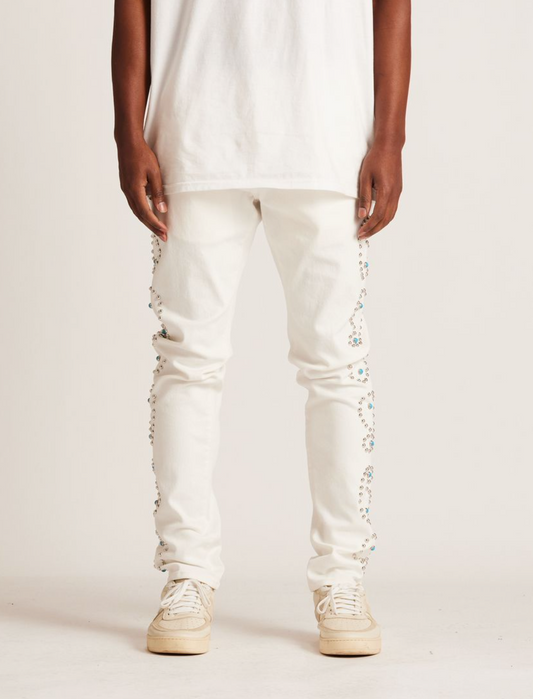 Embellish Denim Jeans