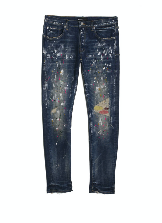 Purple Denim Jeans | crispmen.