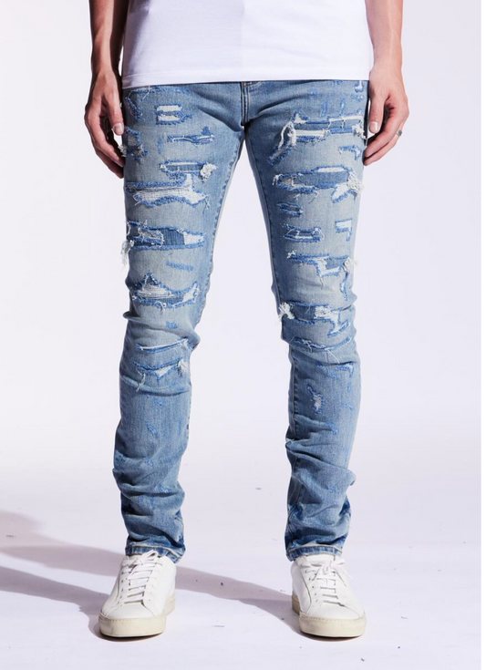 Embellish Denim Jeans | crispmen.