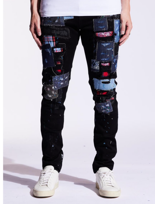 Embellish Denim Jeans | crispmen.