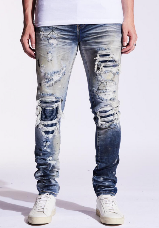Embellish Denim Jeans | crispmen.