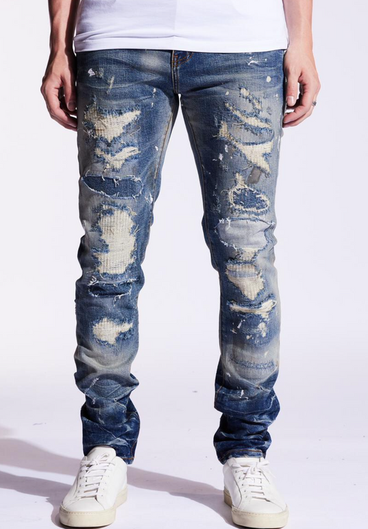 Embellish Denim Jeans | crispmen.