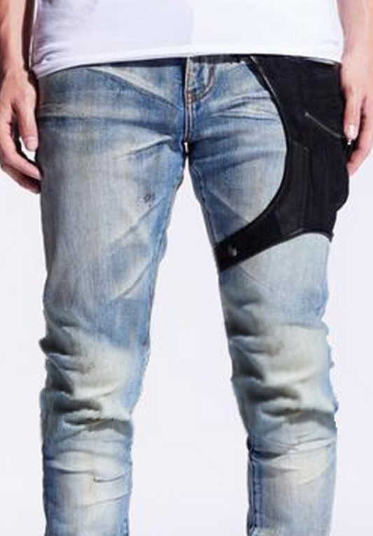 Embellish Denim Jeans | crispmen.