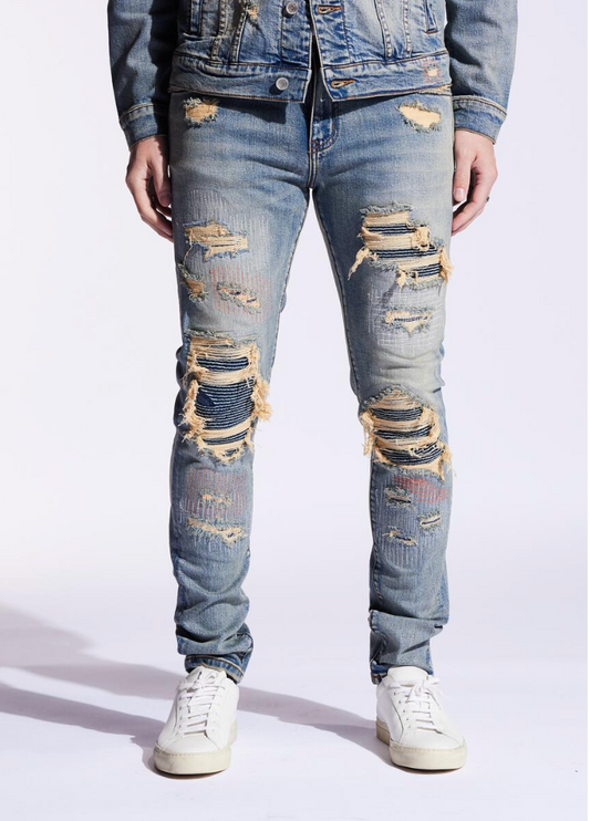 Embellish Denim Jeans | crispmen.