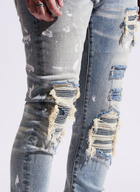 Embellish Denim Jeans