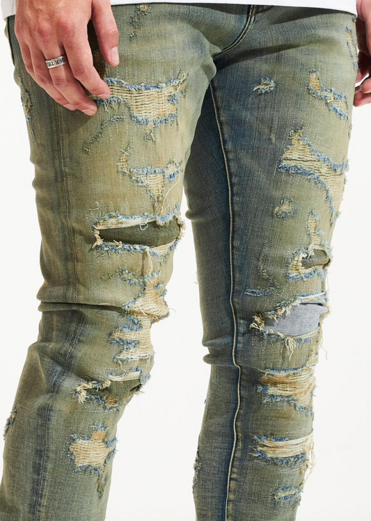 Embellish Denim Jeans